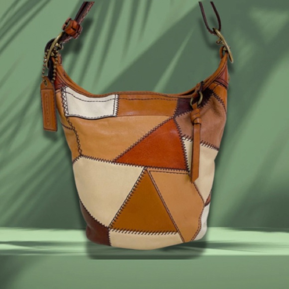 Patchwork Leather Shoulder Bag